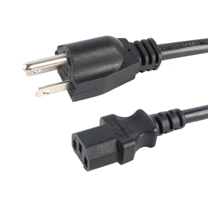 NEMA5-15P to IEC C13 Electrical coil cables Spiral curly cable Coiled power cord