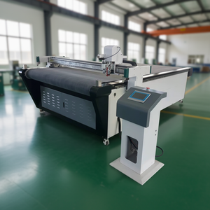 CE Fully Automatic China Disposable Paper Cup Making Machine Price Oscillating Cnc Vibrating Knife Cutting Machine Table