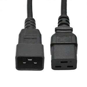 Heavy Duty Power Cord IEC C19 Female to C20 Male Extension Cable Server Rack for PDU UPS Data Center Network Equipment