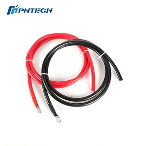 CE Certification Battery Cable with Terminal Lug Connector BVR Type 1m 35mm2 High Quality Custmoarize for Solar Inverter