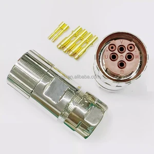 Fast Shipping Servo Motor Power Cable Plug 6FX2003-0LU10 Servo Connector 6FX2003-0LU40 Industrial Electrical Wire Connector