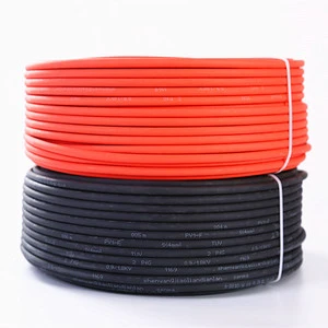 DC Solar Cable for Photovoltaic Power System PV1-F 1*2.5mm2 Cable Low Smoke Halogen-free Tinned DC Wire