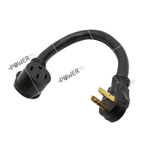 Premium 50-Feet 50-Amp Rv Extension Cord Trailer Motorhome Camper Power Supply Cable Male NEMA 14-50P Female NEMA 14-50R