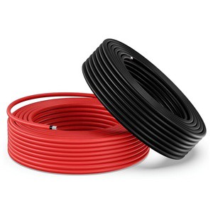 Factory Supply Solar Pv Power Cable Wire 10Mm 6Mm 4Mm 100M Tinned Copper Conductor and XLPO Insulation for Power Stations