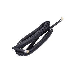 RJ12 Spiral Cable Telephone Coiled Cord RJ12 6P6C Telephone Handset Cords
