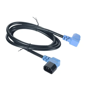 XZ-C14 & XZ-C13 IEC Connector C14 to C13 Extension Cord 10A 250V H05VV-F 3G0.75mm² Power Cable for Instrumentation