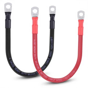6 AWG Flexible 600V Uninsulated Battery Cable 5/16