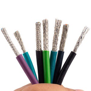 Super Class 5 8-core Flexible Drag Chain Ethernet Cable 4x2x26AWG-PUR Industrial Ethernet Cable