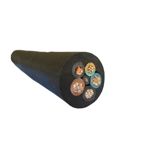 5 Core H07RN-F 1.5 2.5 4.0 6.0 10.0mm 5x6mm Flexible Industrial EPR Rubber Cable