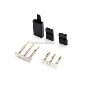 RC Model Servo Connectors JR Positive Angle Connectors AM-1021B-H QJC-JR-H 2.54 Pitch DuPont Connector