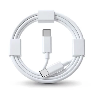 GUOLU 60W USB C Type C Port Adapter Cable 1M 1.5M 2M 3M White Universal Fast Charging Cable for Phone Camera Computer Promotion