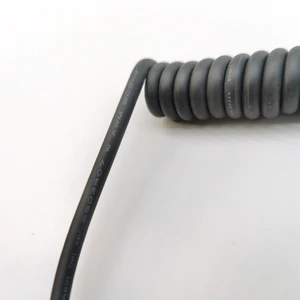 Polyurethane UL20937 TPU Spiral Cable High Flexible Coiled Cable Curly Cable