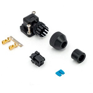 LECHUAN 2P I/O KIT Rectangular Brake Plug Angle Plug Cable Mt Crimp Socket JN4FT02SJ2-R Mitsubishi Servo Motor Connector