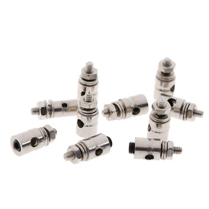 Pack of 10 RC Airplane Boat Push Rods Linkage Stopper Servo Connectors Adjustable Diameter Helicopter 2.1mm/1.8mm/1.3mm RC Boat
