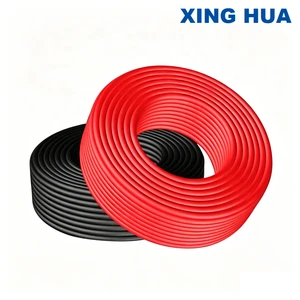 4mm 6mm 10mm Solar PV Power Panel Energy Storage Electric Aluminum Battery Photovoltaic Cable IEC62930 H1z2z2-K DC
