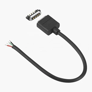 3A current Good selling 4 pins open end magnetic electronic cable data sync and charging