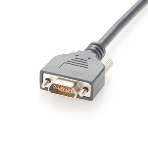 Micro-D15 Industrial PVC Low Voltage Camera I/O Trigger Cable IP44 With Molex 83422-9007