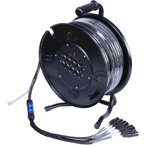 AUDIO XLR 30M Snake Cable Multi-Channel Audio Signal for Car 8-Way Stage Lighting Copper Conductor PVC Insulation