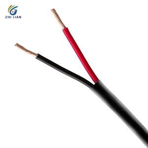 Bulk Speaker Cable 2 Core Copper Conductor 10-24AWG Professional Audio Wire for Home Theater Club Sound System Flexible