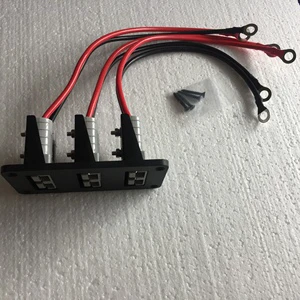 3 in 1 Panel Each 50A Connector with 30cm 10WAG Cable and M8 O Terminal