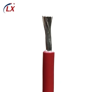 LX H1z2z2-k Solar PV Cable PV1-F Black Red Solar Panel Extension Wire Cable for Photovoltaic Power Plant