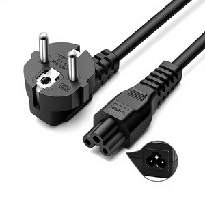 Manufacturer Supply Custom Length EU Power Cables IEC C5 Mickey Mouse Industrial Equipment Power Cord