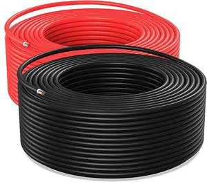 ST OEM factory TUV-2.5 black 100m/roll DC Power Solar wire and cable Single for Solar Energy System
