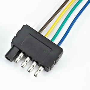Factory Wholesale High Quality 5way/pin Trailer Connector with Cable Length Plug/socket Made in China