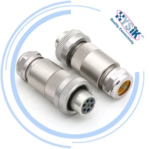 7-Pin Servo Valve Connector Cable for Hydraulic Proportional Valves