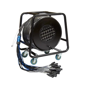 Factory 24 Channels Multi-channel Audio signal Line Power Cable Car Performance Mobile Multi-core Stage Mobile Cable Car