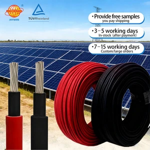 For for Industrial Solar PV Cable 4mm2 XLPE Oxygen-Free Copper Conductor Low Voltage DC Cable for Construction Automotive