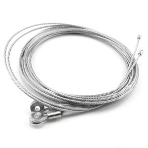 Adjustable 150 Inch Stainless Steel Cargo Control Cable Pair Replacement 1 Year Warranty for Enclosed Truck Trailer Accessories
