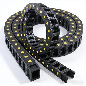 Yodel Industrial Towing 45*60 Moving Conveyor Cable Carrier 45x60 CNC Nylon Plastic Electric Cable Drag Chain For Lathe