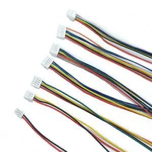 Micro GH 1.25 3P 4P 5P 6P 7P 8Pin Male Plug Connector Wire Cables 100mm150mm 400mm Single Connector 28AWG Customizable Servo PIX