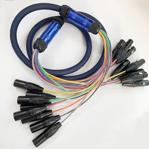 Pure Copper Thickened Stage Mobile Performance Multi-channel Multi-core Cable Audio Speaker Cable, Multi-channel Through
