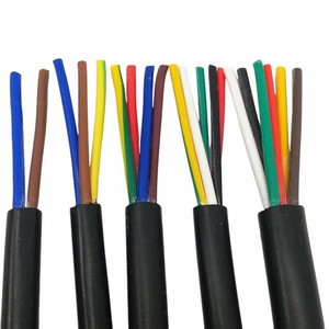 Factory Direct Sale Copper Core Cable Pvc Jacket signal Copper Servo Motor Power Multicore Wire Flexible Control Cable