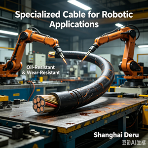 Outdoor Industrial Copper PVC Torsion-Resistant Multi Core Shielded Robot Cable (TRVVP) for Building Cable Carrier Systems