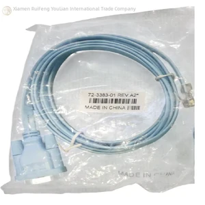 New Db9 to Rj45 6ft Flat Ribbon Roll-over Cable, Networking 72-3383-01 New Original Ready Stock Industrial Automation Pac