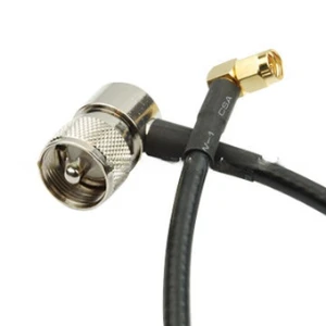 ELESUN Base Station Antenna Low Loss 12D-FB LSR600 RF Coaxial Cable With FPE Insulation And N Male Connector for Communication