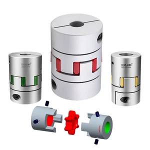 Aluminum Shaft Coupling, Flexible Spider Coupling Connector Flexible Coupler for 3D Printer CNC Machine Servo Stepped Motor