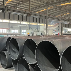 ASTM A53 SSAW Carbon Steel Spiral Welded Pipe 6m 12m Custom Length For Construction Fluid Transport
