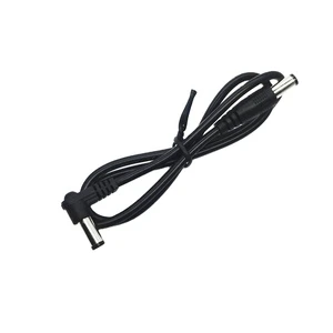 Black PVC OEM Custom Male 12V DC 5.5X2.1mm 5.5X2.5MM DC Extension Cable