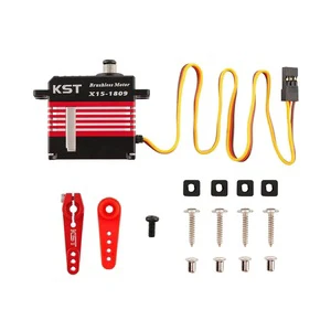 KST X15-1809 V8.0 HV Mini Brushless Servo 24kg.cm Swashplate Actuator for Scale Aeromodeling Platforms