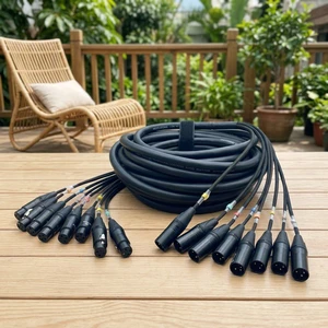 Hot 16-Way Multicore Cables XLR Audio Cable 16 Channel Snake Cables Stage Light Sound Signal Transmission Microphone Stock