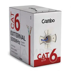 Guangzhou Factory Price Indoor 550mhz Ft6 Ft4 PASS Test Cat6 23AWG CMR Ethernet Cable Utp Cat6 Plenum Utp Cable