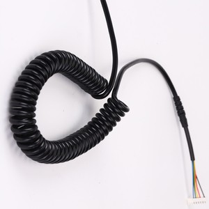 Customize Coiled Spring Cable Spiral Cable