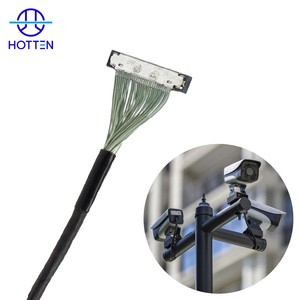 42AWG Coaxial Cable Line Harness Micro Coaxial Cable Assembly for Camera(IP CAM) CONNECTOR HRS DF36 30P/40P