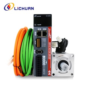 Lichuan Ethercat 4.5A/5.8A/4.6A 750W 1000W AC Servo Motor with Driver 2.39/3.2/4N.m AC Servo Motor Drivers Kit for Robot Machine