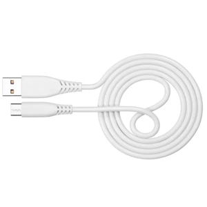 Shenzhen Factory Ready to Ship USB Type-C 3A Fast Charging Data Cable in Stock White 1m for Mobile Phone & Power Bank