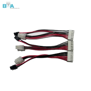 UL1007 18AWG Multi Branch Wire Harness 6Pin VH3.96 to 3Pin 4Pin Molex Connector Cable for Industrial Automation Power Connection
